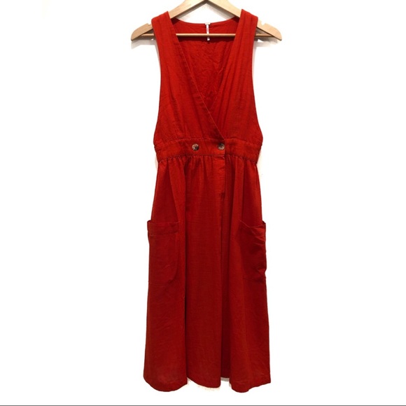 Free People Diana Wrap Midi Dress - Picture 4 of 10